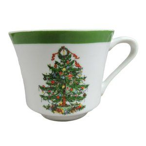Yule Tide Christmas Tree Cup Vintage